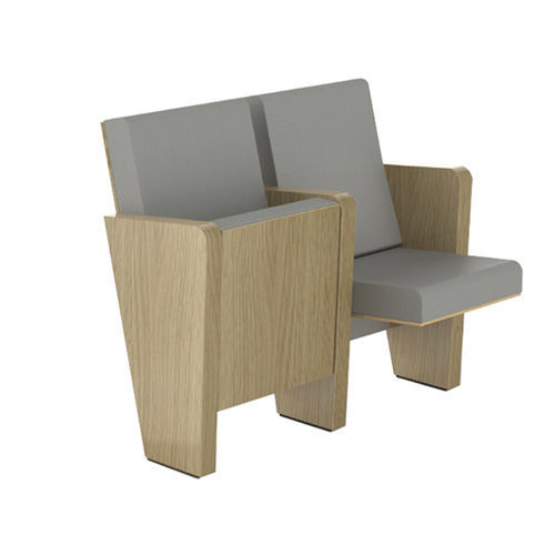 Fauteuil d'auditorium contemporain - K1 - Quinette Gallay - en tissu / en bois / en bois
