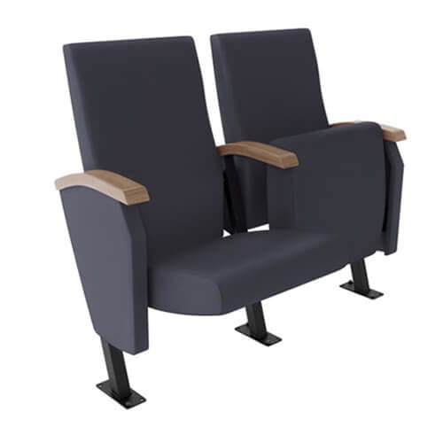 Fauteuil d'auditorium contemporain - BEAUFORT - Quinette Gallay - en tissu / pliant / tapissé