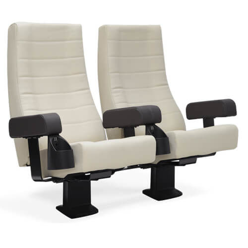 Fauteuil d'auditorium contemporain - ACTION - Quinette Gallay - en tissu / pliant / ergonomique