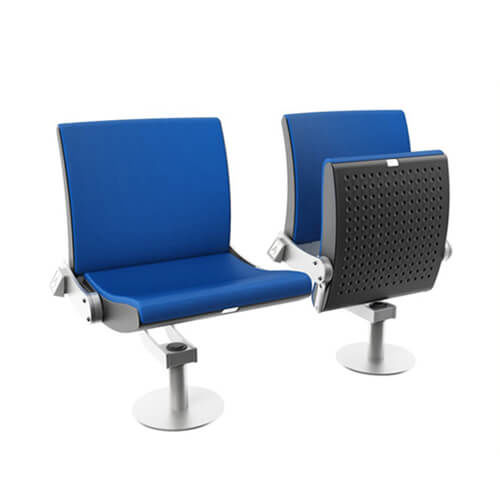 Fauteuil d'auditorium contemporain - Turn & Learn™ - Quinette Gallay - en tissu / pliant / ergonomique