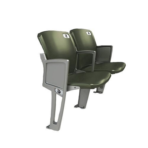 Chaise d'auditorium pour stade - AURA SOLID - Quinette Gallay - classique / d'extérieur / en aluminium