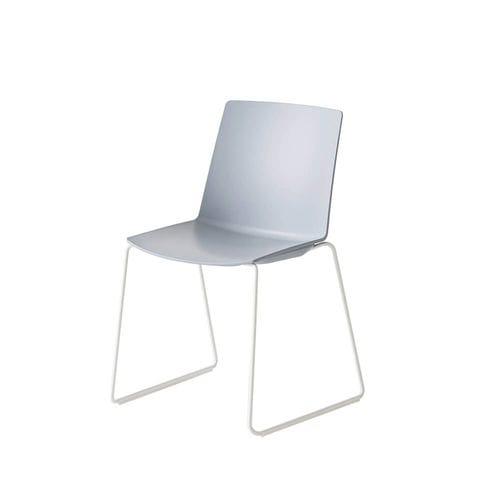 Chaise de bureau design minimaliste - BELESA - Quinette Gallay - d'intérieur / en tissu / en technopolymère