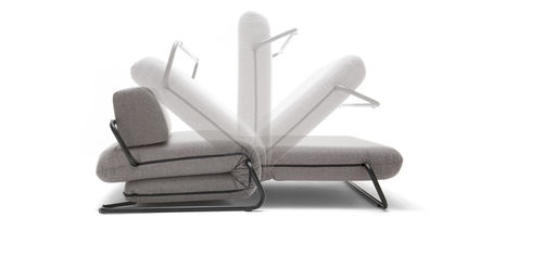 Canapé lit - 164 - freistil - contemporain / en tissu / gris