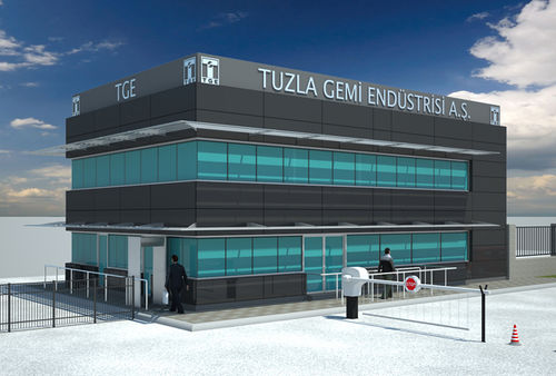 Bâtiment préfabriqué - TUZLA GEMI A.Ş. - ISTANBUL - Steelife - en acier / ossature métallique / pour bureau