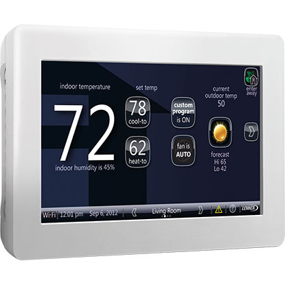 Thermostat pour chauffage - ICOMFORT - Lennox - d'ambiance / mural / blanc