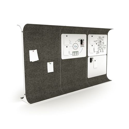 Tableau magnétique - INTO Concept - blanc / mural / en acier peint