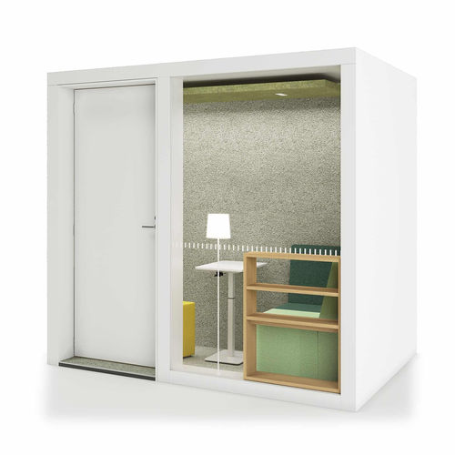 Bureau POD acoustique - POD 2 - INTO Concept - en verre / pour open space
