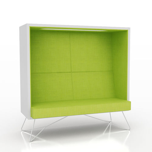 Canapé contemporain - CUBE - INTO Concept - en tissu / avec dossier haut / multicolore