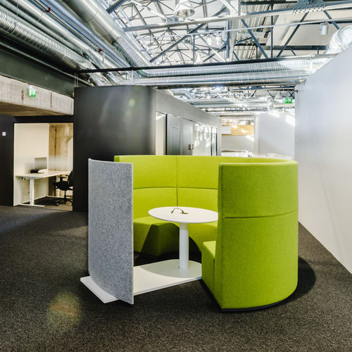 Canapé rond - POINT CUP - INTO Concept - contemporain / en tissu / en mousse de polyuréthane