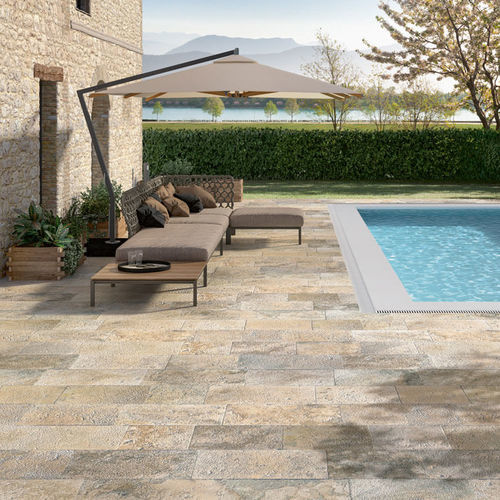 Carrelage en pierre - ETRURIA - Lafornasa - texturé / vieilli / d'intérieur