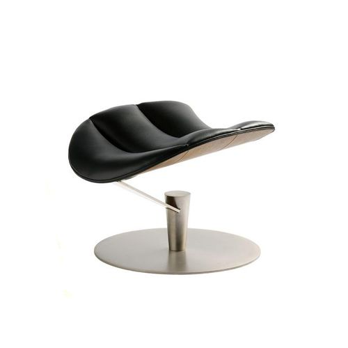 Repose-pied design scandinave - THE LOBSTER - Bruunmunch Furniture ApS - en cuir / en hêtre / en placage de bois