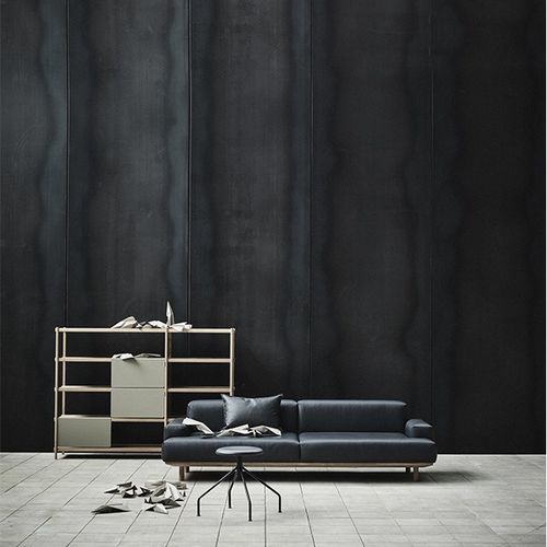 Canapé design scandinave - REASON - Bruunmunch Furniture ApS - en tissu / à coussins / bleu