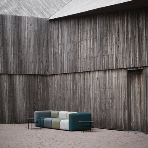 Canapé modulable - PUMP - Bruunmunch Furniture ApS - contemporain / en tissu / modulable