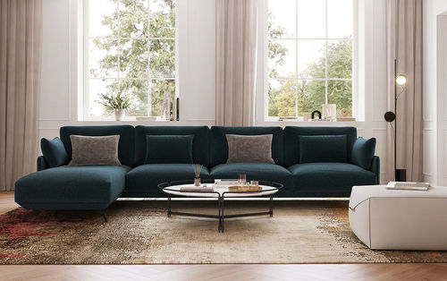Canapé modulable - BALMA - DRESSY - contemporain / en tissu / avec accoudoirs