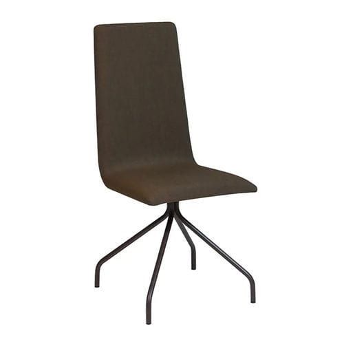 Chaise contemporaine - ARA H1 - DRESSY - d'intérieur / en tissu / en bois