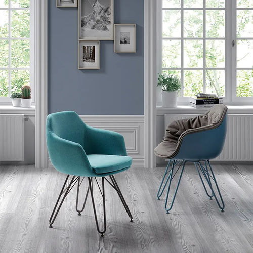 Chaise contemporaine - LAP 4051 - DRESSY - d'intérieur / en tissu / avec piètement en métal