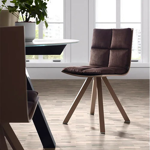Chaise contemporaine - MARAIS B2 - DRESSY - d'intérieur / en tissu / avec piètement en métal