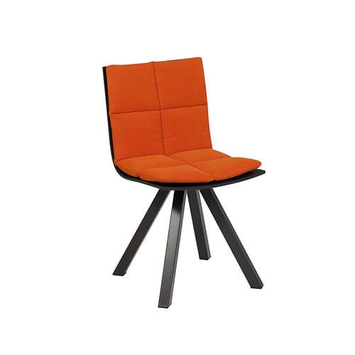 Chaise contemporaine - MARAIS B1 - DRESSY - d'intérieur / en tissu / en bois