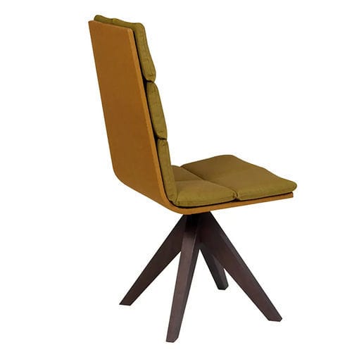 Chaise contemporaine - TAIGA H3 - DRESSY - d'intérieur / en tissu / en bois
