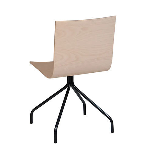 Chaise contemporaine - ARA B3 - DRESSY - d'intérieur / en bois / avec piètement en métal