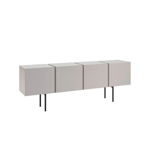 Buffet contemporain - MILES H90 - DRESSY - en bois laqué / en MDF / en métal