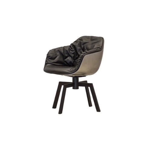 Chaise contemporaine - LAP 4056 - DRESSY - d'intérieur / en tissu / avec piètement en métal