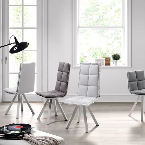 Chaise contemporaine - MARAIS H3 - DRESSY - d'intérieur / en tissu / avec piètement en métal