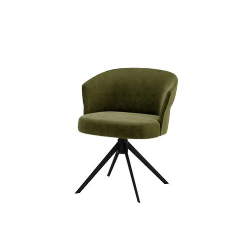 Chaise contemporaine - NUBO 4108 - DRESSY - d'intérieur / en tissu / avec piètement en métal