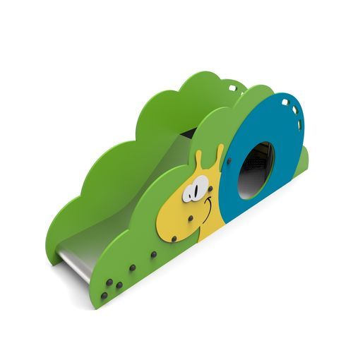 Toboggan droit - SNAIL  - Free Kids s.c. - pour aire de jeux / en acier inoxydable / en HDPE