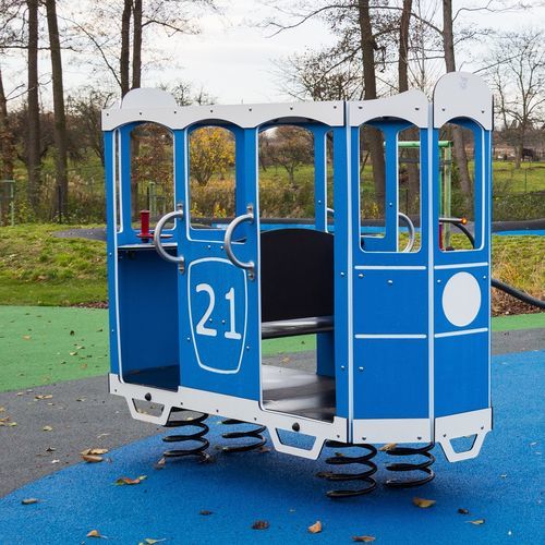 Jeu à ressort en métal - STREETCAR  - Free Kids s.c. - en HDPE / en HPL / transport