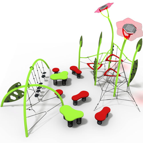 Parcour d'obstacles pour aire de jeux - FLORI MEADOW  - Free Kids s.c. - de slalom / parkour / grimpeur