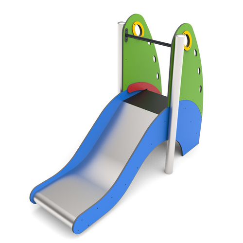 Toboggan droit - 0094010   - Free Kids s.c. - pour aire de jeux / en acier inoxydable