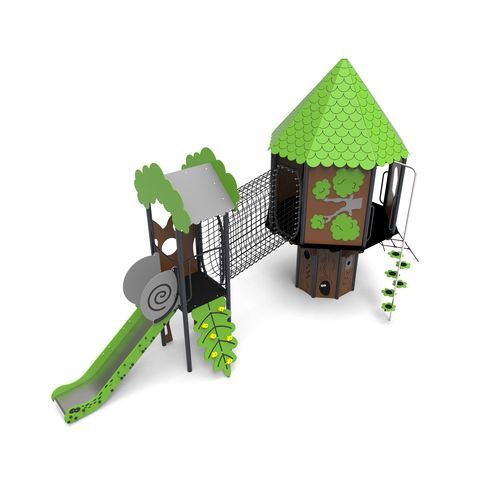 Structure de jeu pour aire de jeux - DND-09 - Free Kids s.c. - en métal / en HDPE / pour escalade