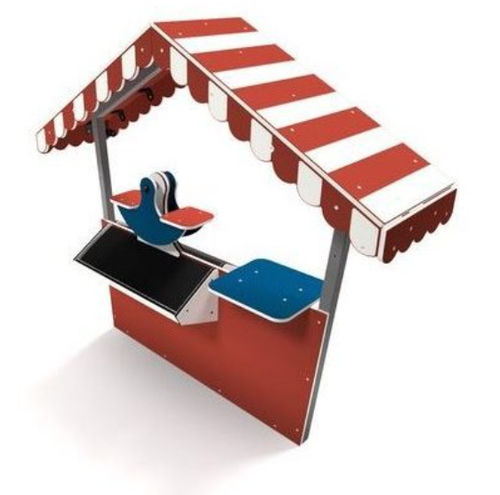Structure de jeu pour aire de jeux - BOOTH   - Free Kids s.c. - pour crèche / en PEHD / en métal