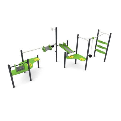 Structure de jeu pour aire de jeux - QUICKSAND 7  - Free Kids s.c. - en métal / modulaire