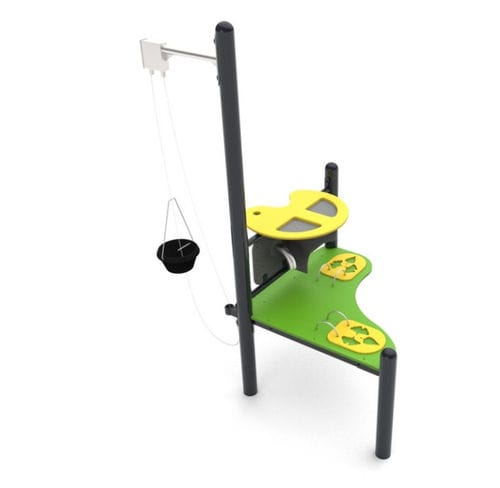 Jeu de sable et eau en acier - QUICKSAND 1  - Free Kids s.c. - en HDPE / avec chaîne