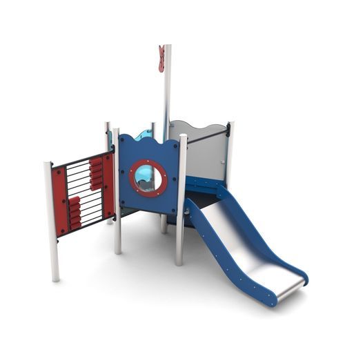 Structure de jeu pour aire de jeux - AHOY 11 - Free Kids s.c. - en métal / en HDPE / en HPL