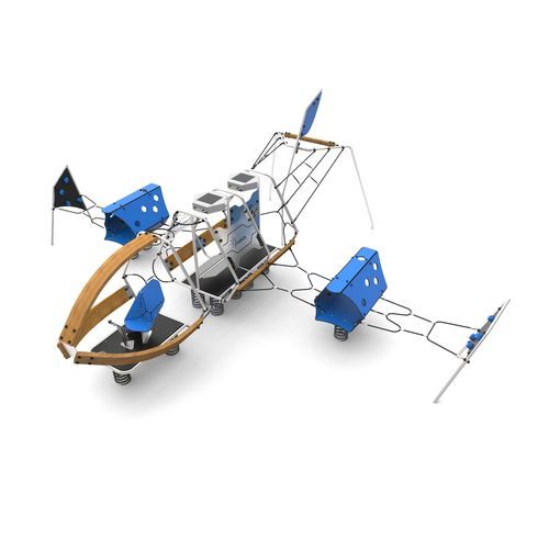 Structure de jeu pour aire de jeux - LUMILOT  - Free Kids s.c. - en inox / en bois / en HDPE