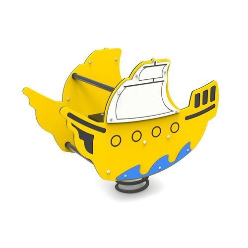 Jeu à ressort en HDPE - SHIP   - Free Kids s.c. - en contreplaqué / transport / monoplace