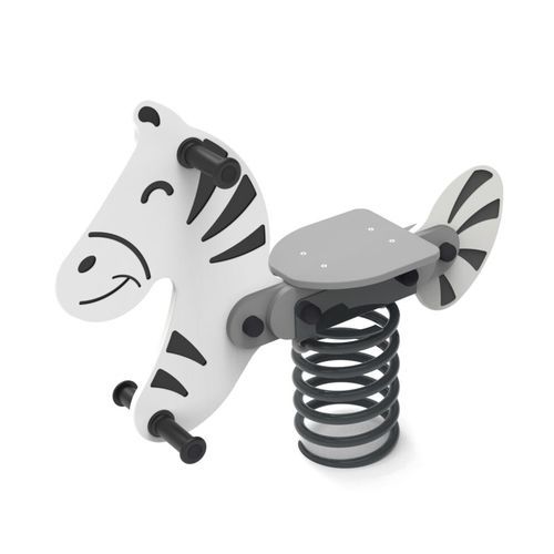 Jeu à ressort en contreplaqué - ZEBRA   - Free Kids s.c. - animal / monoplace