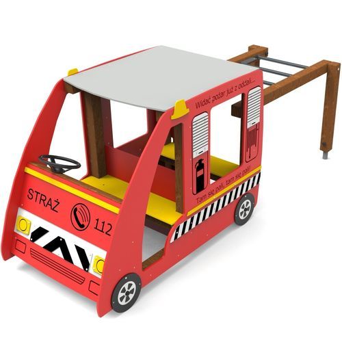 Véhicule pour aire de jeux - FIRE TRUCK  - Free Kids s.c. - d'extérieur
