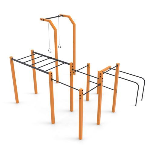 Parc de street workout pour fitness - P-015  - Free Kids s.c. - extension / en métal / d'extérieur