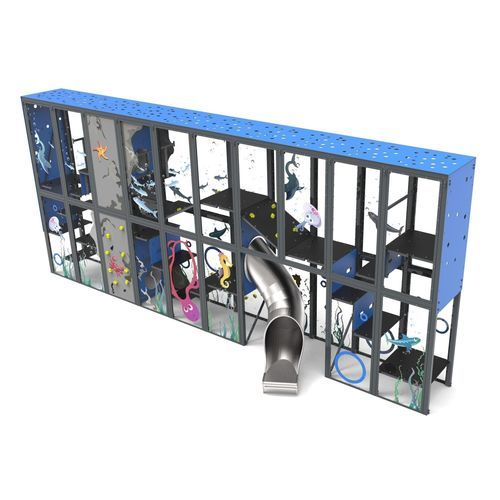 Structure de jeu pour aire de jeux - WALLPLAY AQUARIUM  - Free Kids s.c. - pour crèche / pour établissement public / d'intérieur