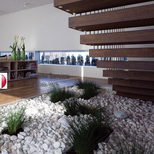 Galet de terrasse - INTERNAL CIOTTOLI DESIGN IN WHITE MARBLE - WALL GRANITE SERVICE SRL - pour bassin / roulé