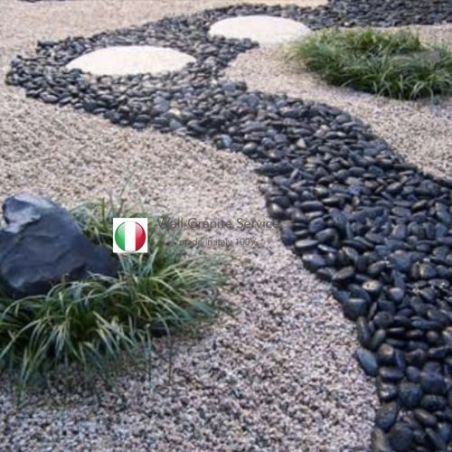 Galet de terrasse - CIOTTOLI AND GRAVEL GARDEN DESIGN - WALL GRANITE SERVICE SRL - pour bassin / pour sol d'extérieur / roulé