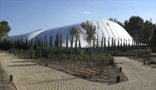Structure tendue sur ossature en bois - TENNIS CLUB - Arka - pour couverture / avec membrane en pvc / pour terrain de sport