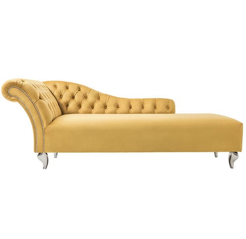 Méridienne chesterfield - BARRICA - Paulo Antunes - en tissu / en cuir