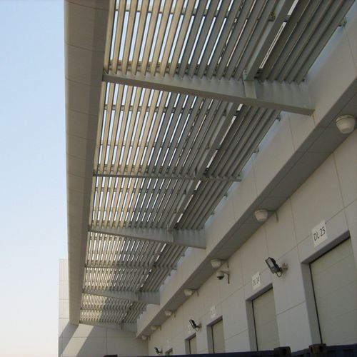 Brise-soleil en aluminium - Q-SL125 - AFS International B.V. - pour façade / vertical / horizontal