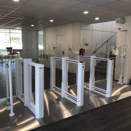 Couloir rapide pour contrôle d'accès automatique - PASO-Evo - OLLAGNIER SCA - de sécurité / en verre trempé / anti-fraude