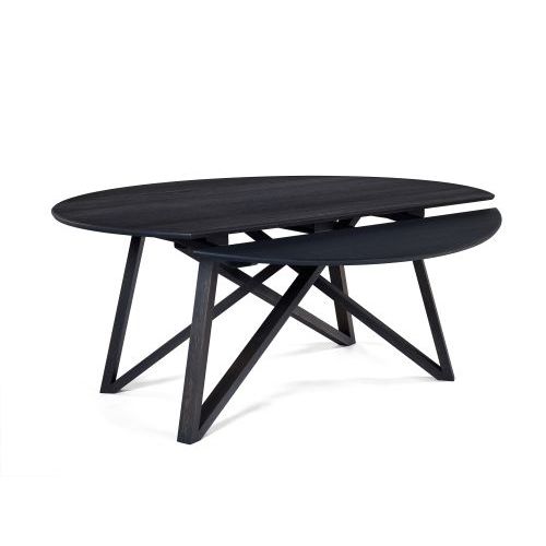 Table contemporaine - FLOWERS : WINGS - Mmood - en bois / ovale / rectangulaire